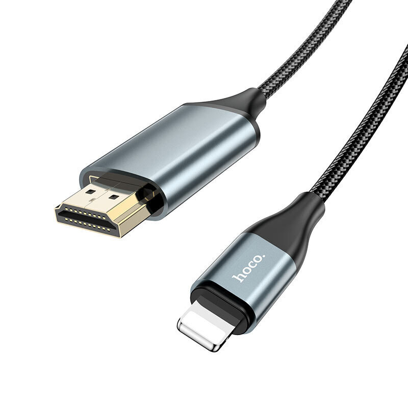 Kabelio (laido) adapteris / adapteris Lightning -> HDMI keitiklis HOCO UA15 kaina ir informacija | Adapteriai, USB šakotuvai | pigu.lt