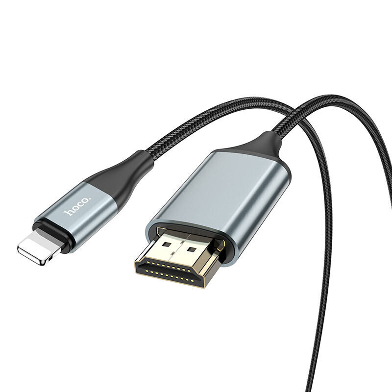 Kabelio (laido) adapteris / adapteris Lightning -> HDMI keitiklis HOCO UA15 kaina ir informacija | Adapteriai, USB šakotuvai | pigu.lt