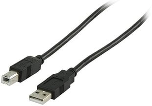 Spausdintuvo kabelis Valueline VLCB60100B20 USB 2.0 / A-B, 2m kaina ir informacija | Kabeliai ir laidai | pigu.lt