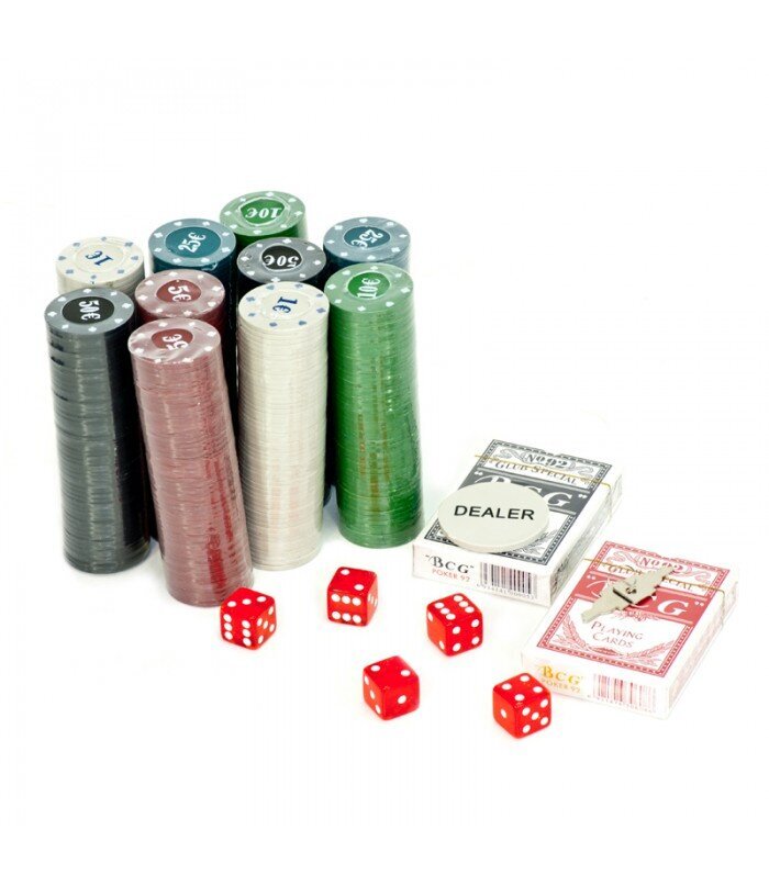 Didelis pokerio rinkinys lagaminėlyje, 500 vnt kaina ir informacija | Azartiniai žaidimai, pokeris | pigu.lt