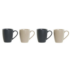 Набор из 4 кружек Mug DKD Home Decor Розовый Зеленый Темно-серый 300 мл цена и информация | Стаканы, фужеры, кувшины | pigu.lt