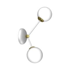 Настенный светильник JOY WHITE / GOLD 2xE14 цена и информация | Настенные светильники | pigu.lt