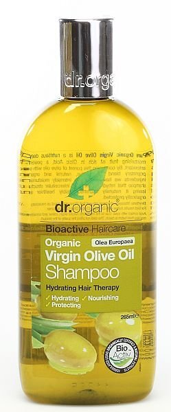 Šampūnas Dr. Organic Virgin Olive Oil, 265 ml цена и информация | Šampūnai | pigu.lt