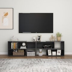 vidaXL Televizoriaus spintelė, pilkos spalvos, 149x30x52cm, MDP kaina ir informacija | TV staliukai | pigu.lt