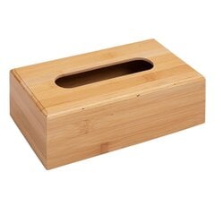 Коробка для салфеток, бамбук цена и информация | Набор акскссуаров для ванной | pigu.lt
