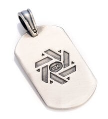 Подвеска Bico "Simurgh" Dog Tag Tribal (DT20) цена и информация | Мужские украшения | pigu.lt