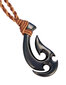 Bico "Re"Are"A" maorių stiliaus genčių pakabukas, susuktas į rankomis austas virves (SR18) kaina ir informacija | Vyriški papuošalai | pigu.lt