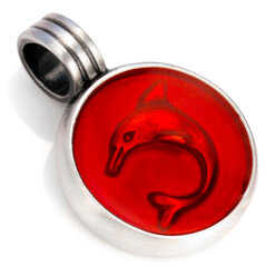 Подвеска Bico "Dolphin" из смолы и металла (B20 Red) цена и информация | Украшения на шею | pigu.lt