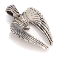 Bico "Wings Of Uriel" Pave Angel Wings pakabukas su kristalais (PV7 raudona) kaina ir informacija | Kaklo papuošalai | pigu.lt