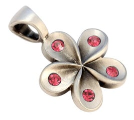 Подвеска-цветок Bico "Petals" с розовыми кристаллами (CR4 Pink) цена и информация | Украшения на шею | pigu.lt