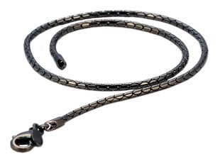 Черное колье-цепочка Bico "Snake" (F100 Black) 3mm 1/8″ цена и информация | Мужские украшения | pigu.lt