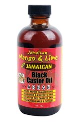 Argano plaukų aliejus Jamaican Mango & Lime Castor Oil, 118 ml kaina ir informacija | Priemonės plaukų stiprinimui | pigu.lt