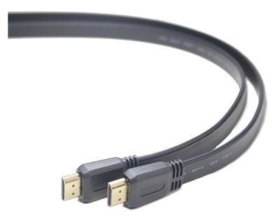 Gembird - Kabel HDMI-HDMI v1.4 3D TV High Speed Ethernet 1.8M płaski (pozłacane końcówki) kaina ir informacija | Kabeliai ir laidai | pigu.lt