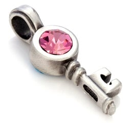 Pakabukas Bico "Clover Key" su rožiniais kristalais (MS9 Pink) kaina ir informacija | Kaklo papuošalai | pigu.lt