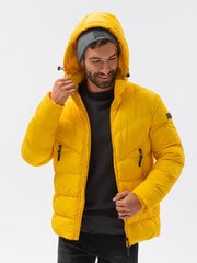 Зимняя мужская куртка Омбре C519, желтая цена и информация | Мужские куртки | pigu.lt