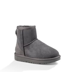 Aulinukai moterims UGG Classic Mini II, pilki цена и информация | Женские сапоги | pigu.lt