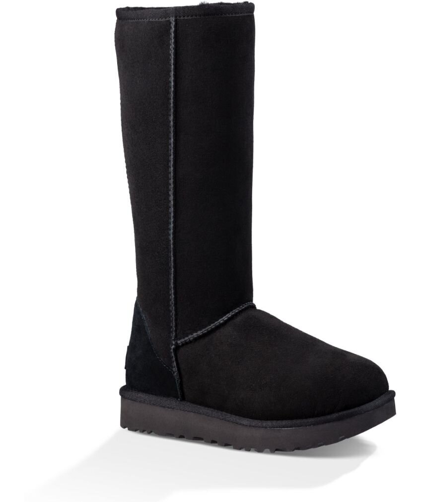 Aulinukai moterims UGG Classic Tall II, juodi kaina ir informacija | Aulinukai, ilgaauliai batai moterims | pigu.lt