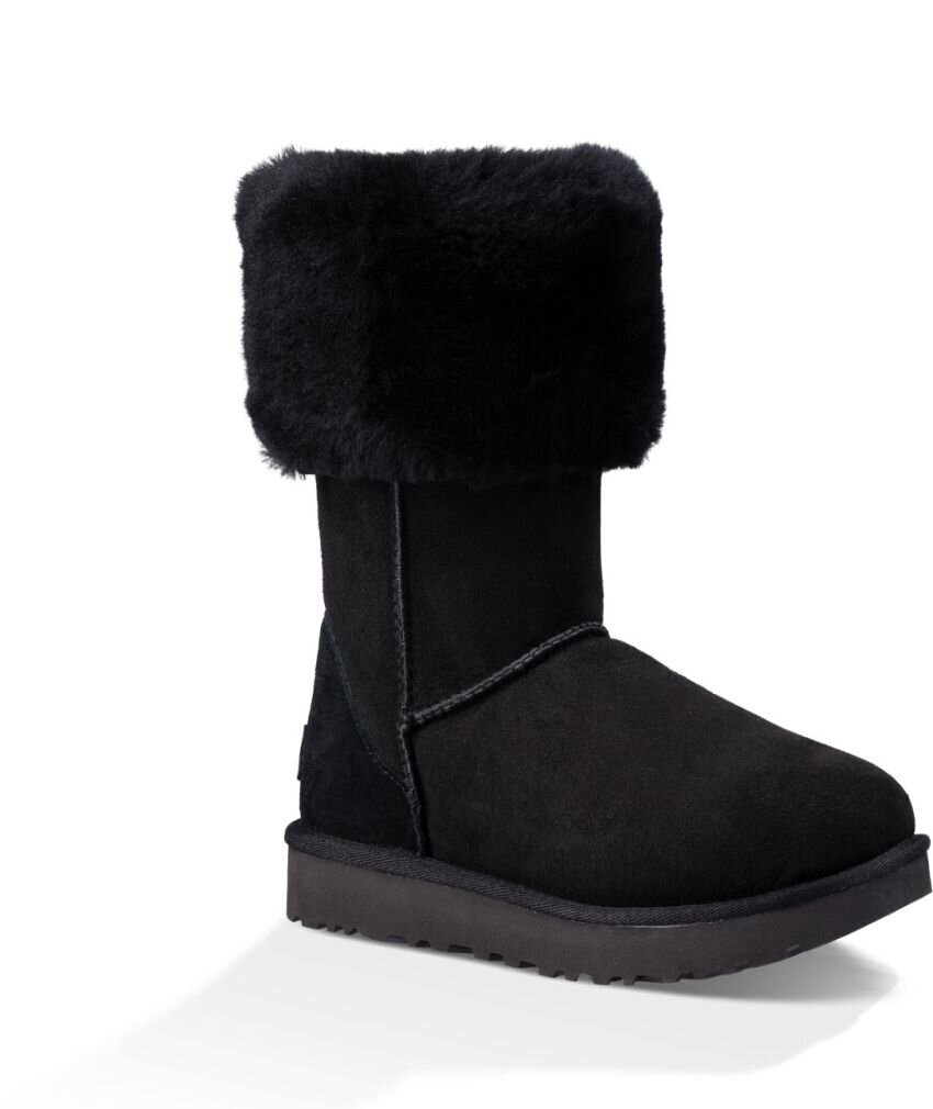 Aulinukai moterims UGG Classic Tall II, juodi kaina ir informacija | Aulinukai, ilgaauliai batai moterims | pigu.lt