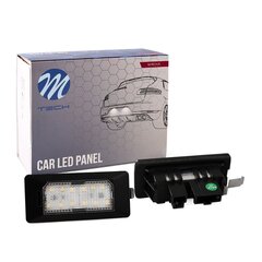 Комплект светодиодного освещения номера M-Tech, 2 шт. цена и информация | Автомобильные лампочки | pigu.lt