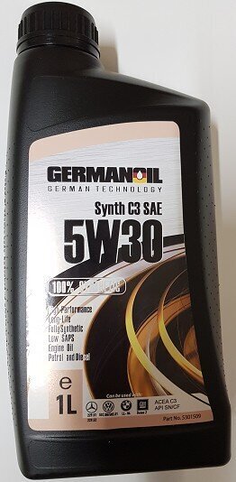 Sintetinė variklinė alyva Germanoil Synth 5W30, 1 L цена и информация | Variklinės alyvos | pigu.lt