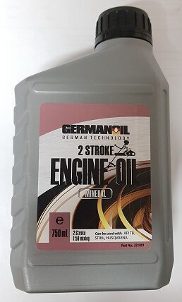 Dvitakčių variklių alyva Germanoil 2 Stroke, 750 ml kaina ir informacija | Kitos alyvos | pigu.lt