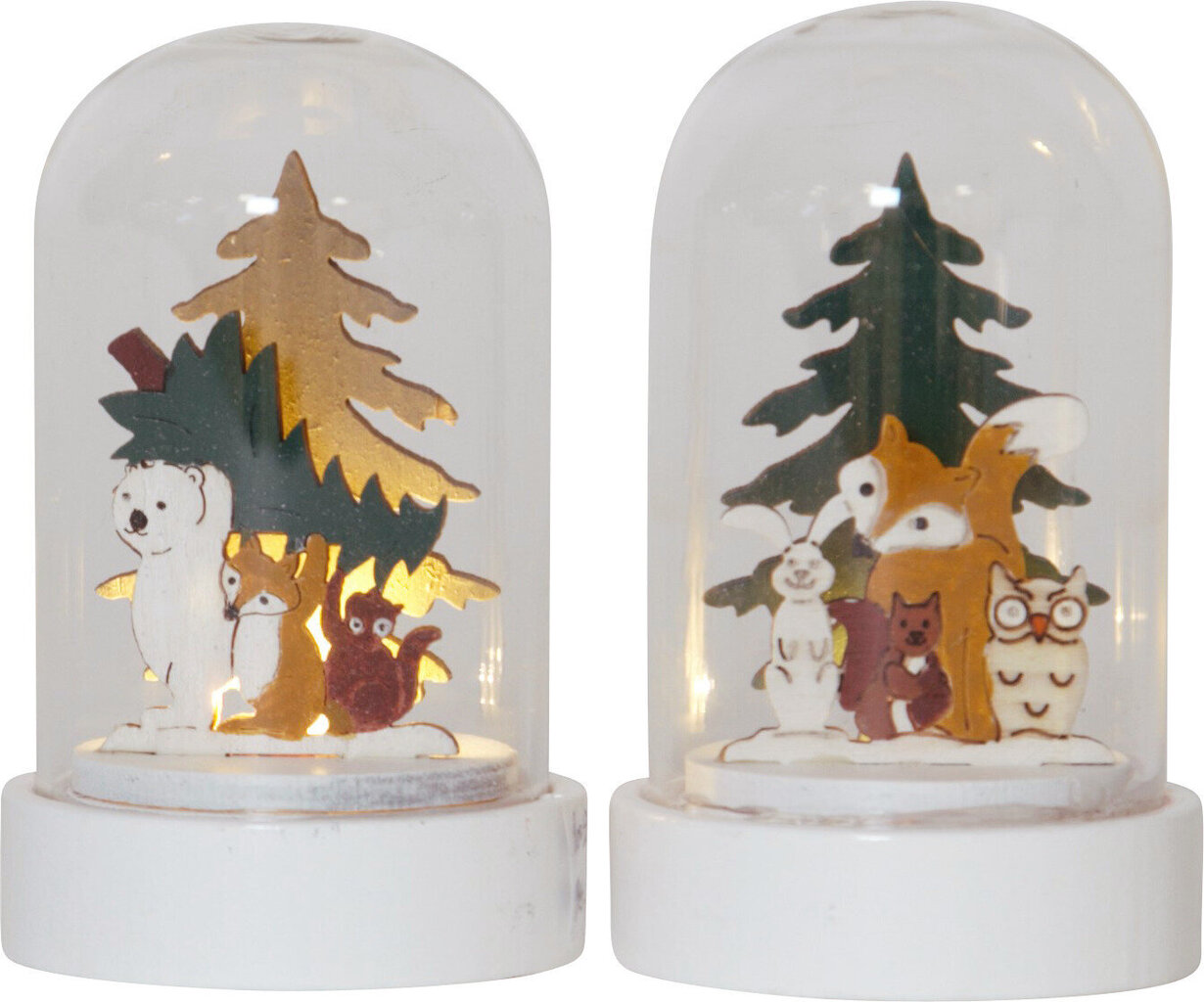 Dekoracija Forest Friends 9 cm, 2 vnt . kaina ir informacija | Kalėdinės dekoracijos | pigu.lt