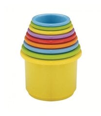 Spalvų rūšiavimo puodeliai, 9 vnt kaina ir informacija | Žaislai kūdikiams | pigu.lt