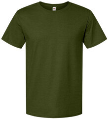 Marškinėliai vyrams Fruit Of The Loom, žali kaina ir informacija | Vyriški marškinėliai | pigu.lt