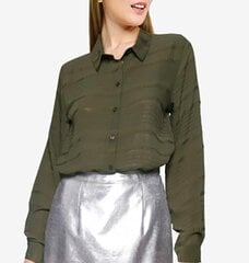 JDY By Only Женщины Sofia 15213384 Long Sleeve Shirts   Зелёный Оттенок зеленого мха 38 цена и информация | Женские блузки, рубашки | pigu.lt