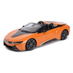 Automobilis R / C BMW i8 Roadster Rastar 1:12 Oranžinė kaina ir informacija | Žaislai berniukams | pigu.lt