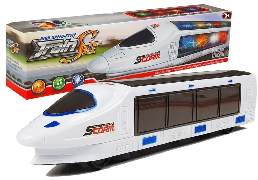 Baterija valdomas traukinys su šviesomis ir garsais Pendolino kaina ir informacija | Žaislai berniukams | pigu.lt