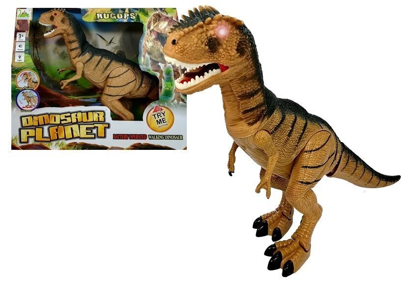 Tiranozauras dinozauras - juda, riaumoja цена и информация | Žaislai berniukams | pigu.lt