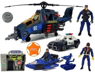 Полицейский вертолет с аксессуарами цена и информация | Игрушки для мальчиков | pigu.lt