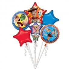Balionų puokštė Toy Story 4, 5 vnt. kaina ir informacija | Balionai | pigu.lt