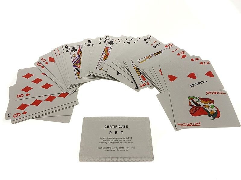 Lošimo kortos, plastikinės 54 vnt. 12273 цена и информация | Azartiniai žaidimai, pokeris | pigu.lt