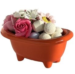 Букет мыльных цветов в розовой ванне. цена и информация | Мыло | pigu.lt
