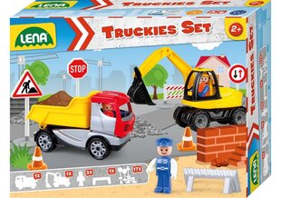 Statybvietė Lena® Truckies Set 01631 kaina ir informacija | Žaislai berniukams | pigu.lt