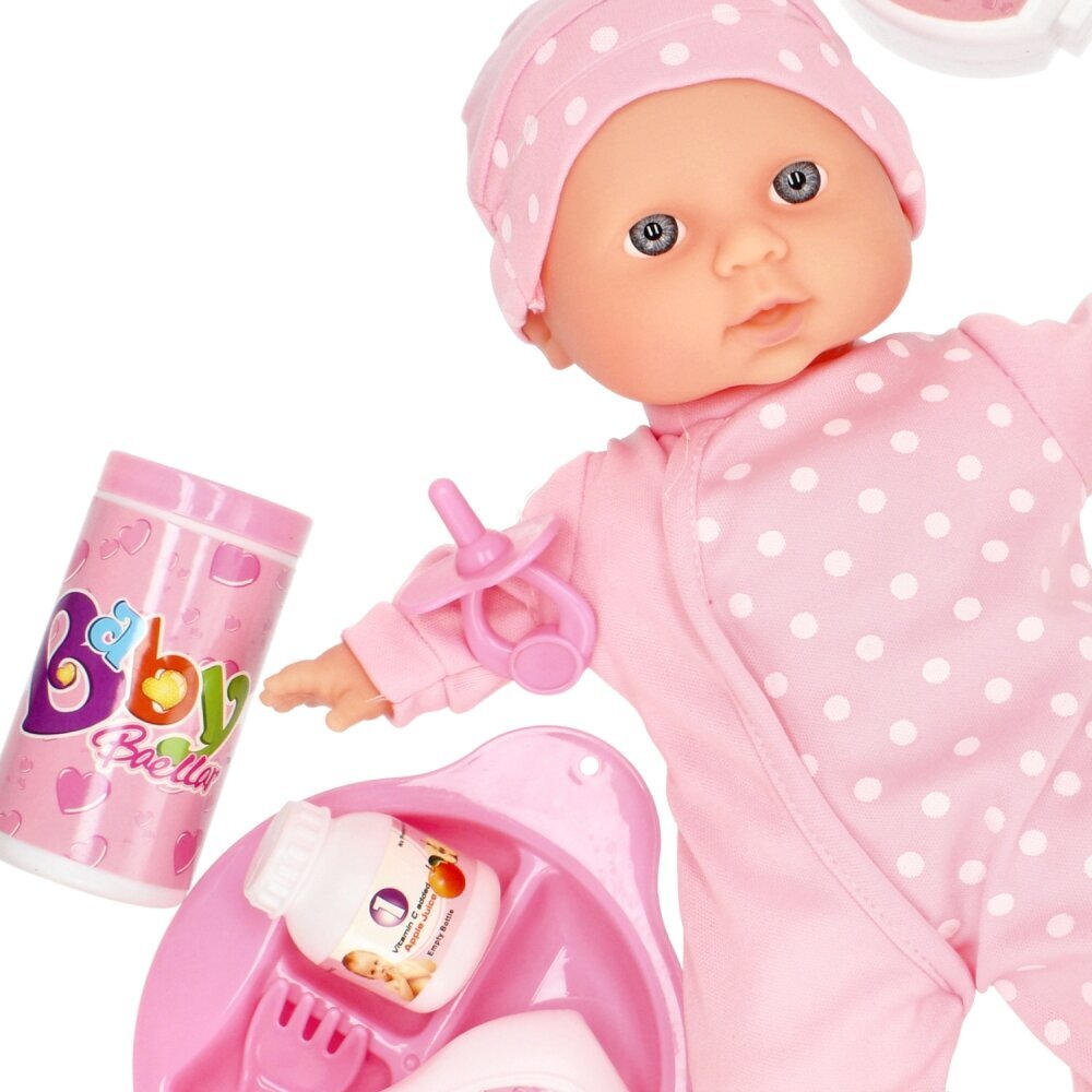 Lėlė-kūdikis su priedais 32cm kaina ir informacija | Žaislai mergaitėms | pigu.lt