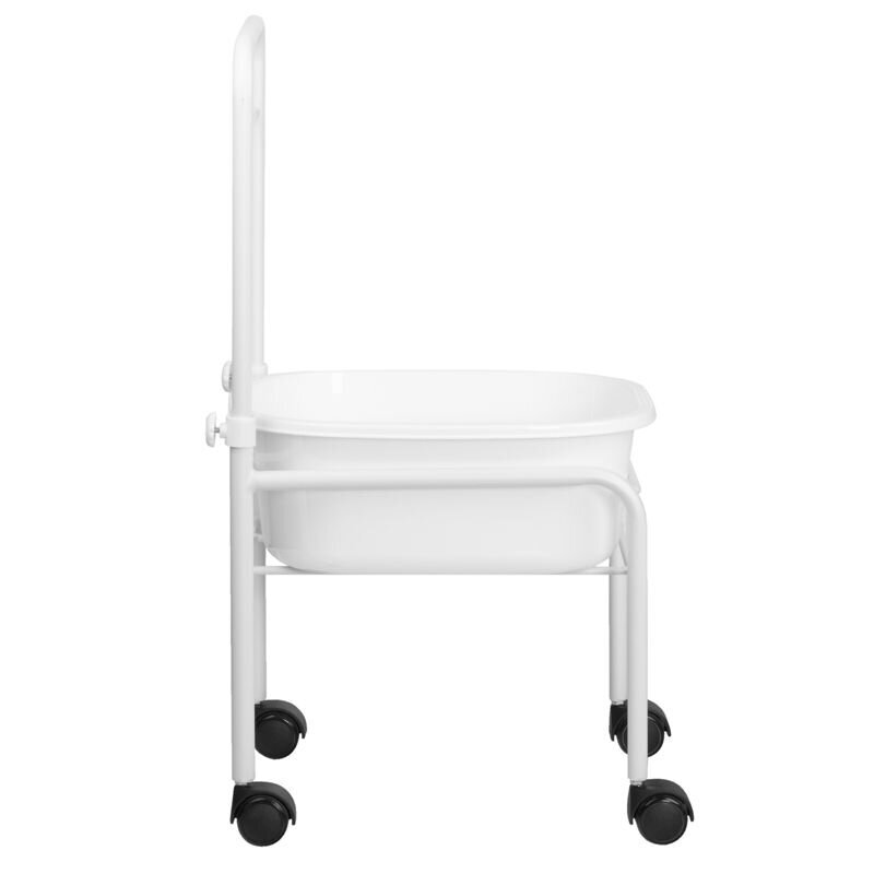 Pedikiūro vonelės vežimėlis SHOWER FOR PEDICURE WHITE цена и информация | Manikiūro, pedikiūro priemonės | pigu.lt