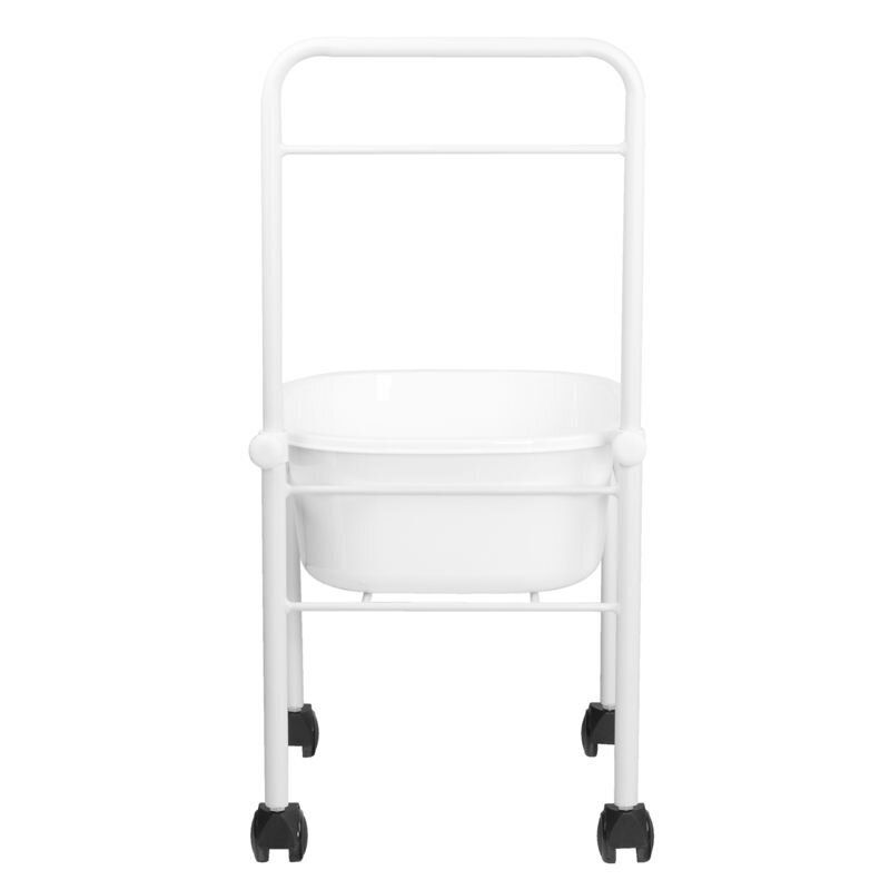 Pedikiūro vonelės vežimėlis SHOWER FOR PEDICURE WHITE цена и информация | Manikiūro, pedikiūro priemonės | pigu.lt
