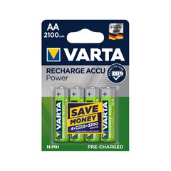 Varta AA 2100MAH, 4 vnt kaina ir informacija | Elementai | pigu.lt