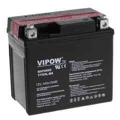 Аккумулятор типа MC для мотоциклов 12V 4ah Vipow цена и информация | Аккумуляторы | pigu.lt