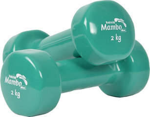 Viniliniai svareliai Mambo Max Dumbbell 2 kg kaina ir informacija | Svoriai, svarmenys, štangos | pigu.lt