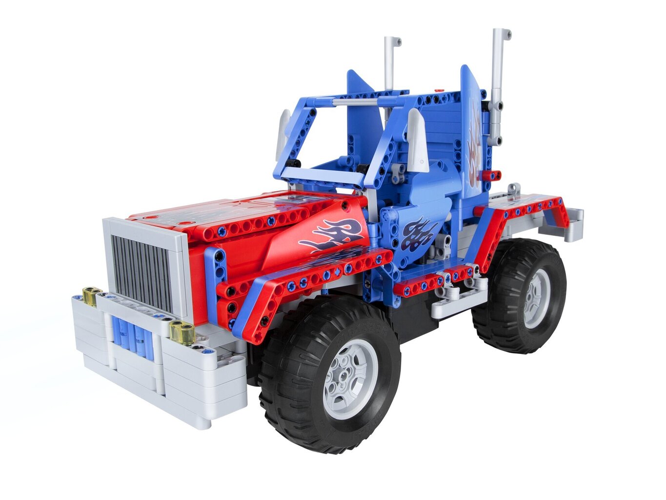 Konstruojamas nuotoliniu būdu valdomas automobilis iš Blocks Truck by Quer blokelių цена и информация | Žaislai berniukams | pigu.lt