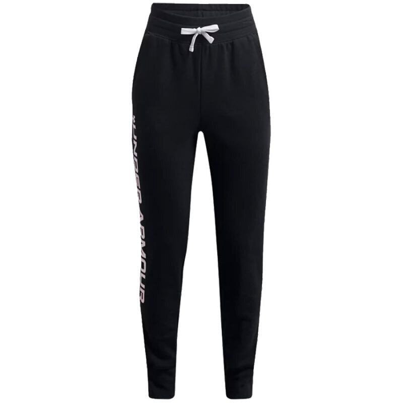 Sportinės kelnės berniukams Under Armor Rival Fleece Joggers Jr 1356 487 002, juodos kaina ir informacija | Kelnės berniukams | pigu.lt