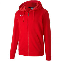 Džemperis vyrams Puma TeamGoal 23 Casuals Hooded Jacket M 656708 01, raudonas kaina ir informacija | Džemperiai vyrams | pigu.lt