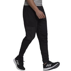 Sportinės kelnės vyrams Adidas Essentials Fleece Pants M GU1802, juodos цена и информация | Мужская спортивная одежда | pigu.lt