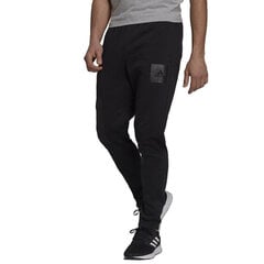 Sportinės kelnės vyrams Adidas Essentials Fleece Pants M GU1802, juodos цена и информация | Мужская спортивная одежда | pigu.lt