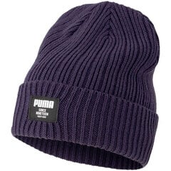 Kepurė moterims Puma Ribbed Classic Beanie Peacoat kaina ir informacija | Kepurės moterims | pigu.lt