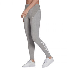 Tamprės moterims Adidas Essentials High Waist Leggings W GL0638, pilkos kaina ir informacija | Sportinė apranga moterims | pigu.lt
